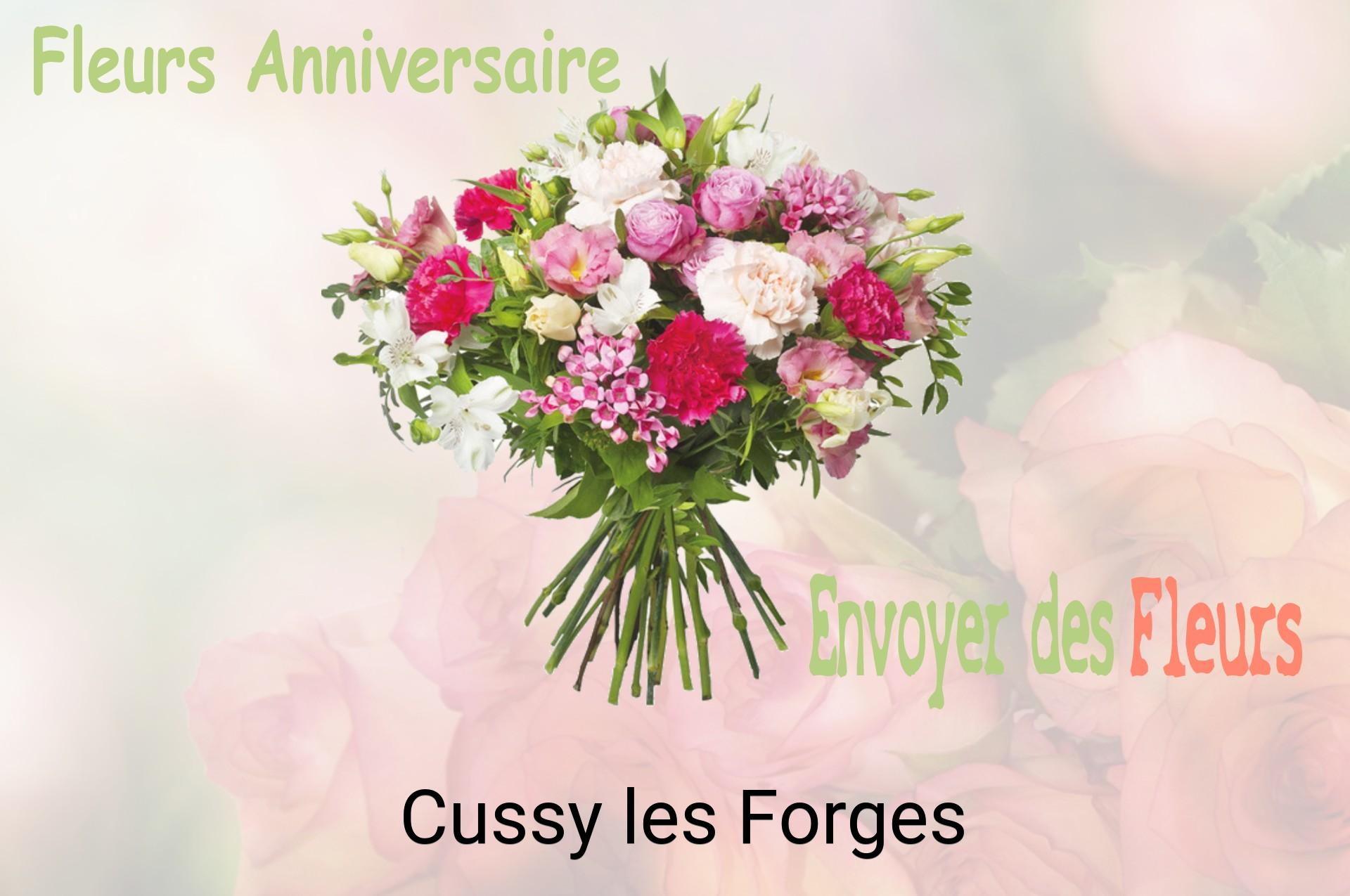 Bouquet de fleurs d’anniversaire livré à Cussy-les-Forges
