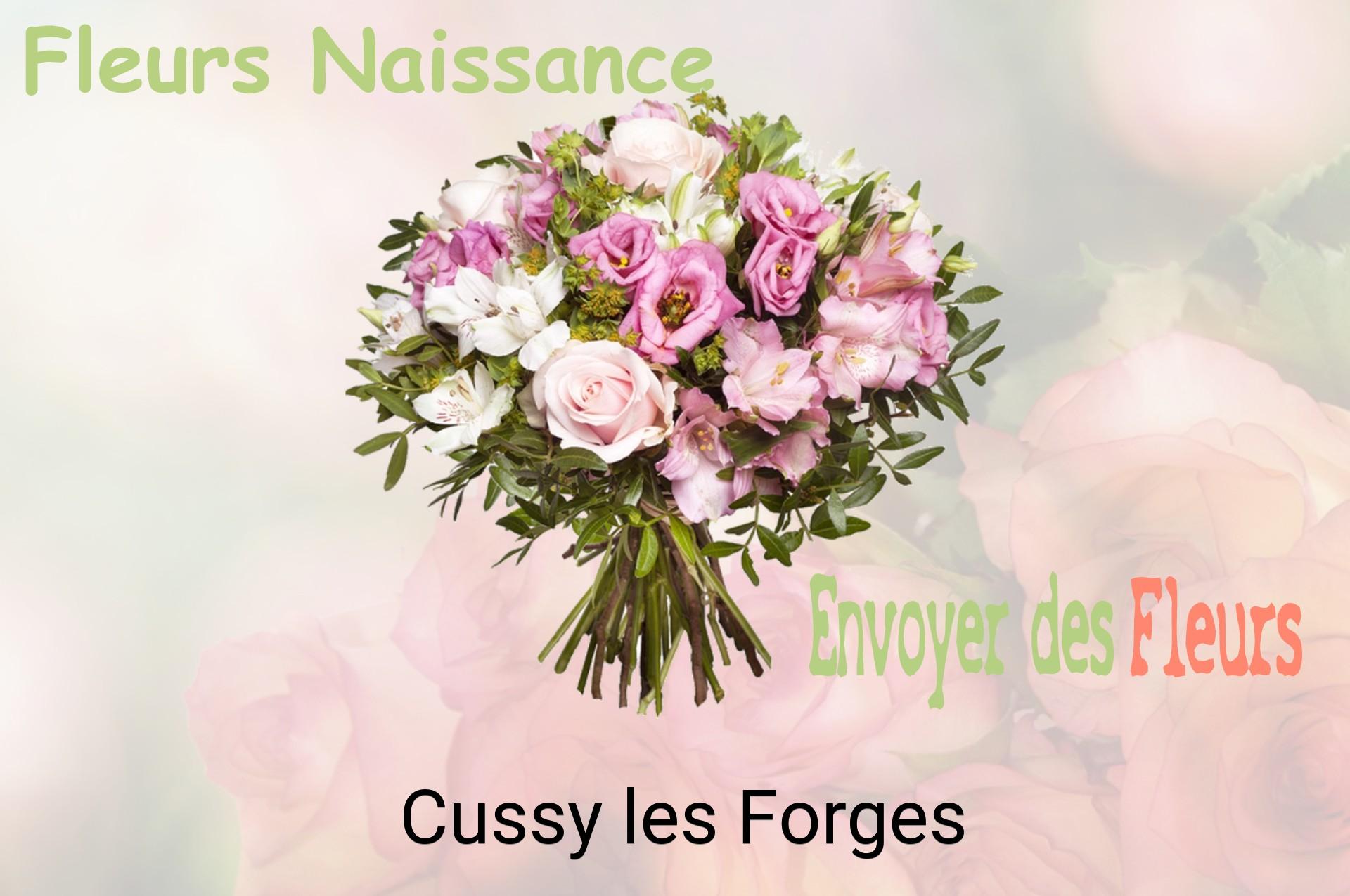 Bouquet de fleurs de naissance livré à Cussy-les-Forges